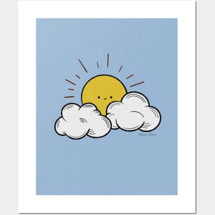 Sun and Clouds Posters and Art